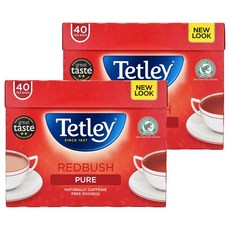 Tetley 泰特利 南非國寶茶包 經典風味, 2.5g, 40包, 2盒