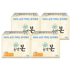 ORGANIC BON 本恩 棉質衛生棉, 中型(24cm), 16片, 4包