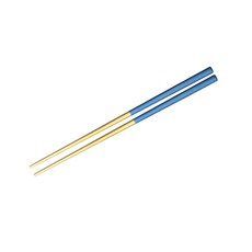 歐風餐具 304不鏽鋼 筷子 23.5cm, 藍金色, 1雙