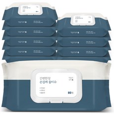 Daily Water 便利手持清潔濕巾 蓋裝 80抽, 10個