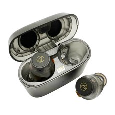 audio-technica 鐵三角 真無線耳機 原廠保固, ATH-CKS30TW+, 霧透黑