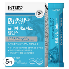 인테로 프리바이오틱스 밸런스, 165g, 5개