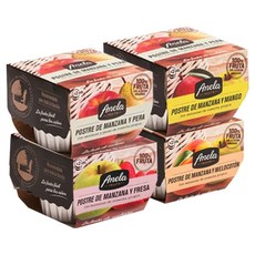 Anela 鮮果泥綜合組, 草莓口味+芒果口味+水蜜桃口味+蘋果水梨口味, 800g, 1組