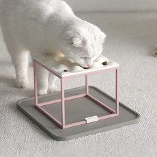 STUDIO ALIVE 寵物矽膠餐墊 S, 灰色, 1個