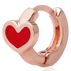 miniart 女款 14K 金針愛心圈式耳環 RS151