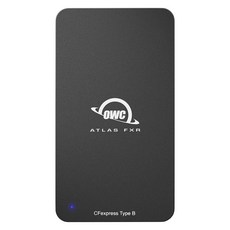 OWC Atlas FXR CFexpress 4.0 Type B 讀卡機 Thunderbolt 40Gb/s + USB-C 10Gb/s, 黑色, OWCTB3CFXRDR, 1個