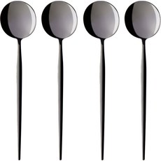 MARJA KURKI 湯匙, 4入, 黑色
