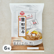 오뚜기 고기리 물 막국수 2개입, 900g, 6개
