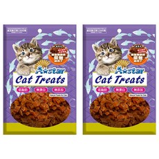 A star 貓專用柴魚雞肉丁, 2個, 雞肉, 40g