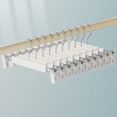 Cozywell防滑裙褲架, 10個, 白色