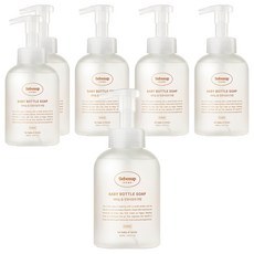 Bebesup 嬰幼兒家用泡沫奶瓶清潔劑 無香, 6個, 500ml