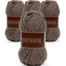 SEVY 編織專用毛線, 3497灰棕色, 4捆