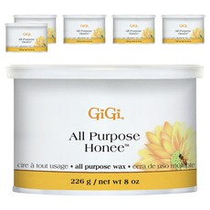 지지 올 퍼포즈 허니 제모 왁스, 226g, 6개