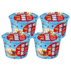 NONGSHIM 農心 梨紅冬冷拌麵 碗裝 116g, 4入