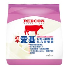 RED COW 紅牛 愛基均衡及糖尿病配方, 3kg, 1袋