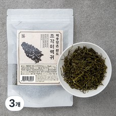 주일 해풍맞은 완도 조각미역귀, 3개, 50g
