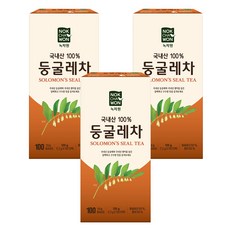 녹차원 둥굴레차, 1.2g, 100개입, 3개