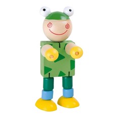 德德小品集 木製動物 青蛙 18個月以上, 1個