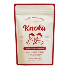 Knola 烘烤橘子蔓越莓果乾燕麥穀片, 200g, 1包