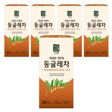 녹차원 둥굴레차, 1.2g, 100개입, 5개