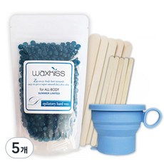 왁스키스 올바디용 셀프왁싱 올인원키트, 100g, 5개