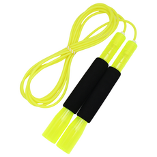 JFROPE Twinkle海綿競速跳繩, 螢光黃, 1個