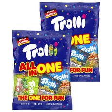 Trolli All In One綜合口味軟糖, 2袋, 240g
