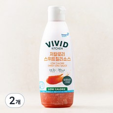 비비드키친 저칼로리 스위트칠리 소스, 2개, 280g