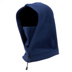 CARET 拉絨連帽圍脖保暖器, 海軍藍色