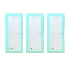 Maket Gamseong 大頭貼收納相簿 3入, 綠色, 30張