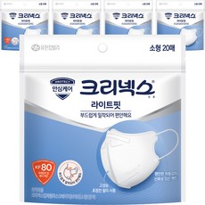 Kleenex 舒潔 立體口罩 KF80 S號, 20片, 5包, 白色