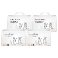 모모래빗 에코씽씽 밴드형 기저귀 신생아용 4팩, 신생아용(NB), 168매