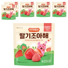아이배냇 딸기조아해 간식, 12g, 6개