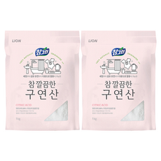 Chamgreen 檸檬酸潔淨粉, 1kg, 2個