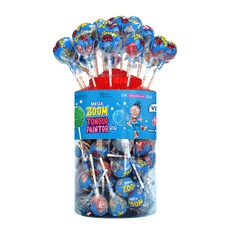 VIDAL Mega Zoom酸甜染舌棒棒糖 隨機出貨, 20g, 50支