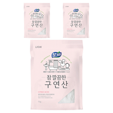 Chamgreen 檸檬酸潔淨粉, 1kg, 3個