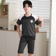 兒童涼感透氣K-One涼感短袖上下套裝