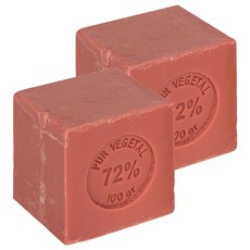 Deofilburton 紅果味馬賽香皂, 100g, 2個