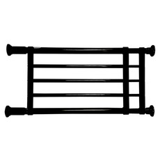 썬데코 이중 스프링식 압축선반 2호 51~70cm, 1개, 블랙