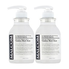 MALCOM 瑪律科姆 香氛潤髮乳 經典黑麝香, 520ml, 2入