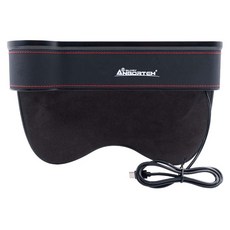 ANBORTEH 安伯特 極光皮革椅縫置物盒/汽車座椅置物盒 車用收納 USB + Type-C充電款, 黑色, 1個