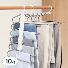 Joeun Living 6層可折疊褲架, 白色, 10個