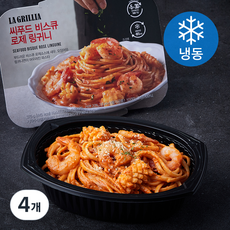 라그릴리아 씨푸드 비스큐 로제 링귀니 (냉동), 375g, 4개