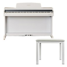 삼익악기 전자 디지털피아노 해머건반 DP-200PLUS + 의자 방문설치, 화이트(피아노), 블랙(의자), 1세트