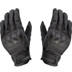 KOMINE 夏季復古皮革手套 雙手套組 GK-257, 棕色