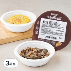 루솔 유아식 6단계 후기한돈반찬세트 (냉장), 300g, 3세트