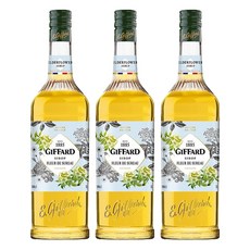 지파드 엘더플라워 시럽, 1L, 3개