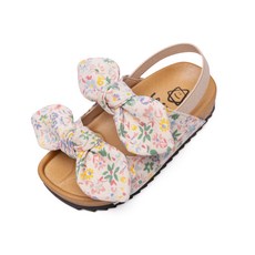 LA STELLA 女童軟墊蝴蝶結清爽涼鞋