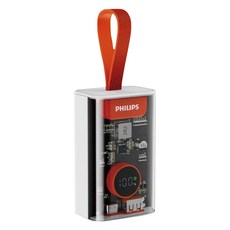 PHILIPS 飛利浦 FunCube 10000mAh行動電源 透明款, 白色, DLP5715C