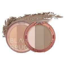 BLACK ROUGE 3色修容粉餅 10g, U02 Vintage Mood, 1個
